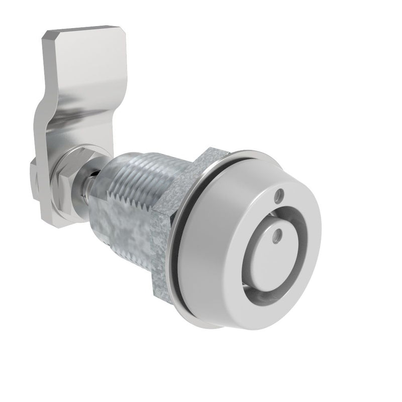 SOUTHCO VISE ACTION® Compression Latch, Small Size, Southco® Tubular Key, Zinc Alloy, Powder Coated, Silver [E3-55-77]