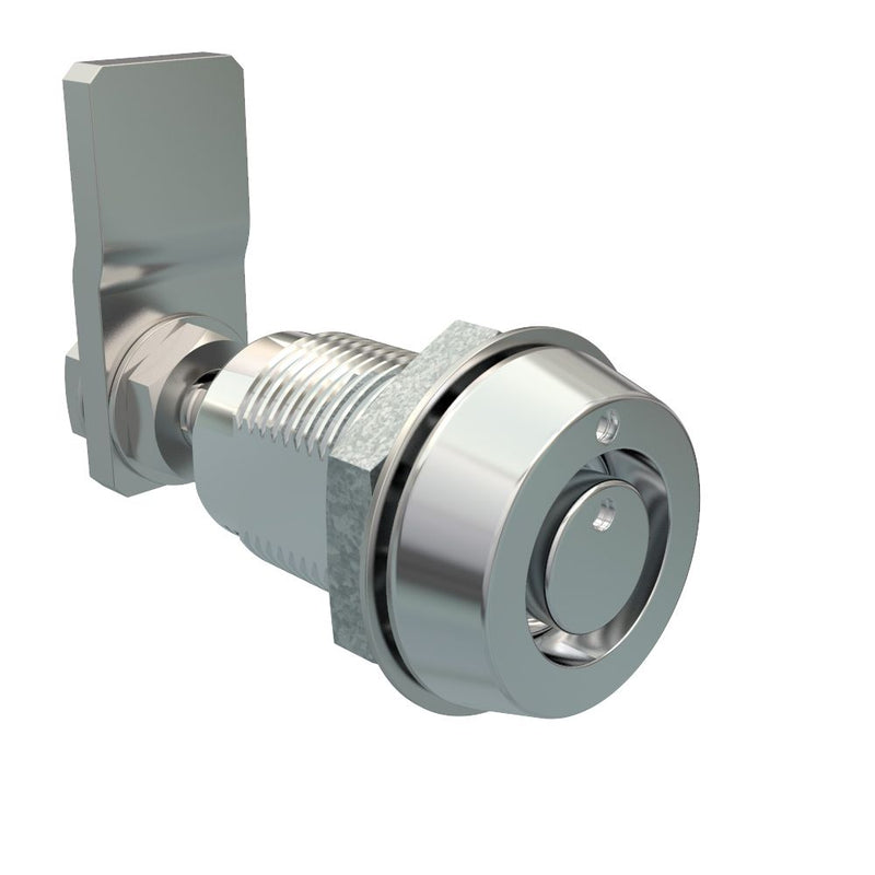 SOUTHCO VISE ACTION® Compression Latch, Small Size, Southco® Tubular Key, Zinc Alloy, Chrome Plated, Bright [E3-55-81]