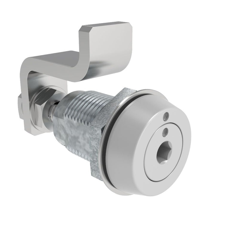 SOUTHCO VISE ACTION® Compression Latch, Small Size, 4 mm Hex Recess, Zinc Alloy, Powder Coated, Silver [E3-56-17]
