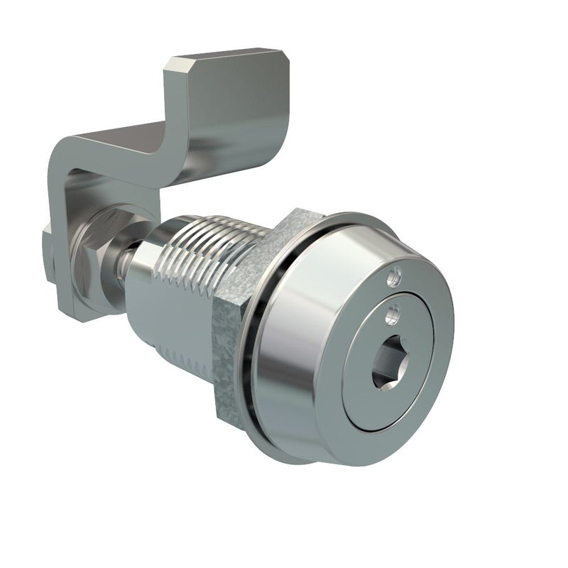SOUTHCO VISE ACTION® Compression Latch, Small Size, 4 mm Hex Recess, Zinc Alloy, Chrome Plated, Bright [E3-56-21]