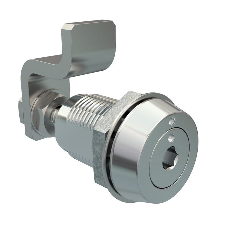 SOUTHCO VISE ACTION® Compression Latch, Small Size, 4 mm Hex Recess, Zinc Alloy, Chrome Plated, Bright [E3-56-31]
