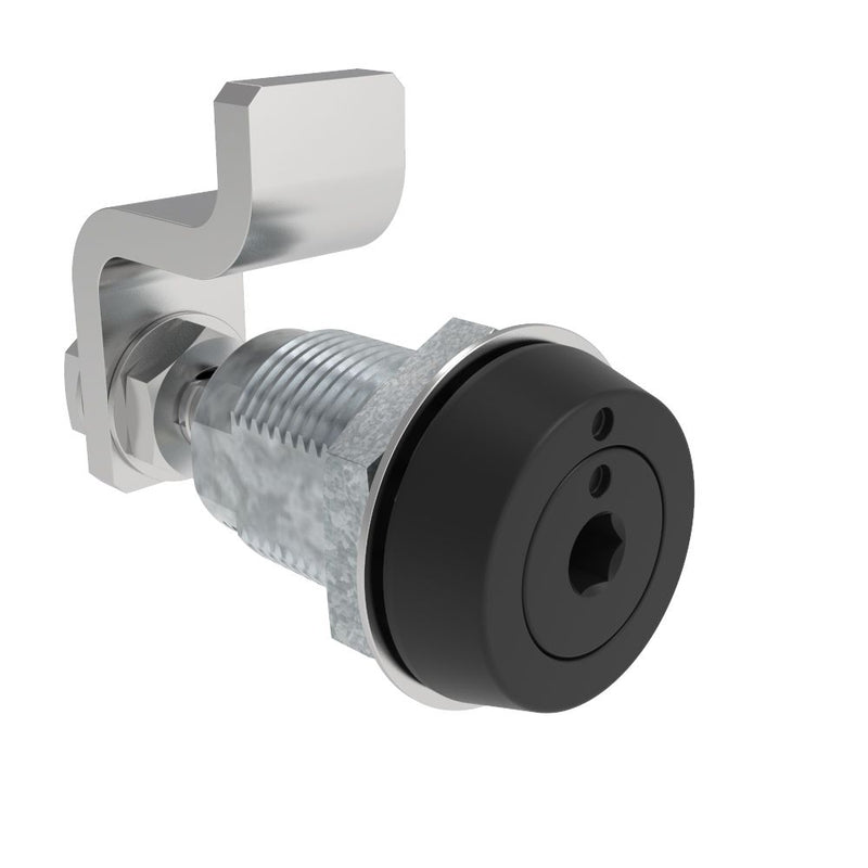 SOUTHCO VISE ACTION® Compression Latch, Small Size, 4 mm Hex Recess, Zinc Alloy, Powder Coated, Black [E3-56-35]