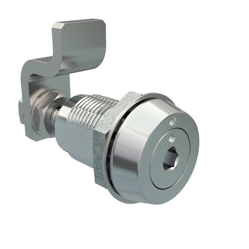 SOUTHCO VISE ACTION® Compression Latch, Small Size, 4 mm Hex Recess, Zinc Alloy, Chrome Plated, Bright [E3-56-41]