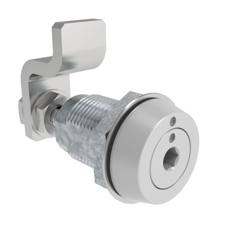 SOUTHCO VISE ACTION® Compression Latch, Small Size, 4 mm Hex Recess, Zinc Alloy, Powder Coated, Silver [E3-56-47]
