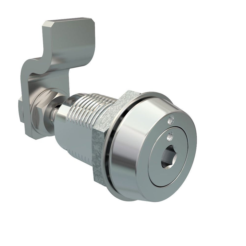 SOUTHCO VISE ACTION® Compression Latch, Small Size, 4 mm Hex Recess, Zinc Alloy, Chrome Plated, Bright [E3-56-51]