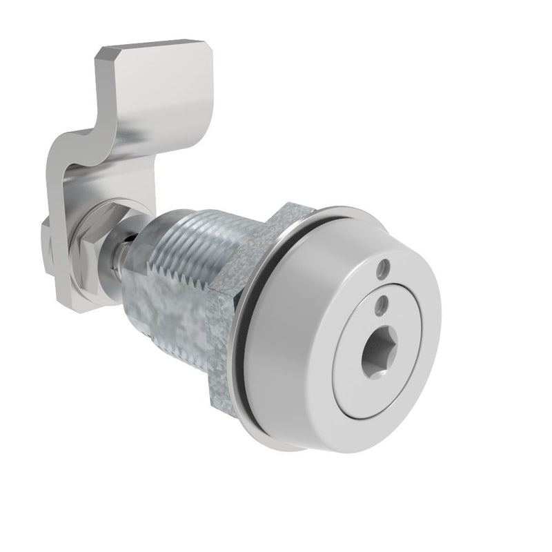 SOUTHCO VISE ACTION® Compression Latch, Small Size, 4 mm Hex Recess, Zinc Alloy, Powder Coated, Silver [E3-246-57]