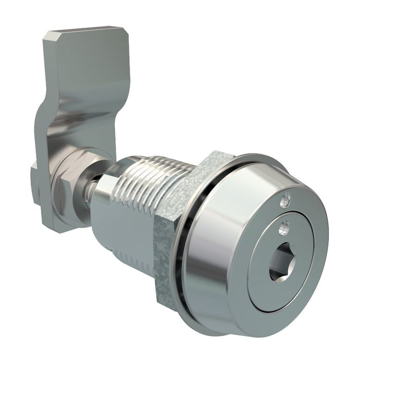 SOUTHCO VISE ACTION® Compression Latch, Small Size, 4 mm Hex Recess, Zinc Alloy, Chrome Plated, Bright [E3-56-71]