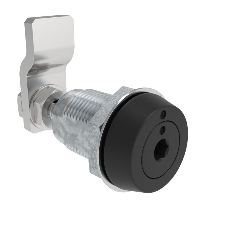 SOUTHCO VISE ACTION® Compression Latch, Small Size, 4 mm Hex Recess, Zinc Alloy, Powder Coated, Black [E3-56-75]
