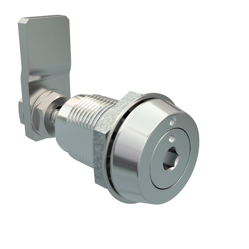 SOUTHCO VISE ACTION® Compression Latch, Small Size, 4 mm Hex Recess, Zinc Alloy, Chrome Plated, Bright [E3-56-81]