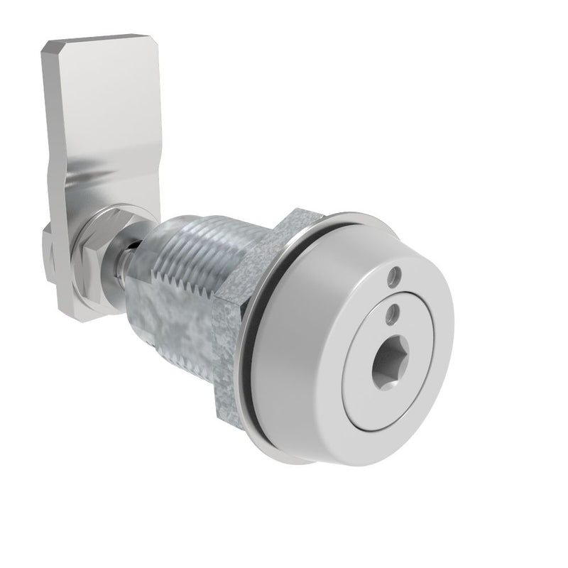 SOUTHCO VISE ACTION® Compression Latch, Small Size, 4 mm Hex Recess, Zinc Alloy, Powder Coated, Silver [E3-246-87]