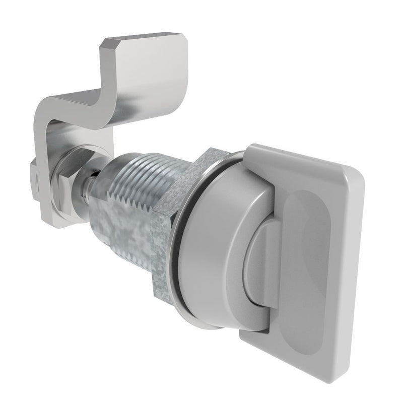 SOUTHCO VISE ACTION® Compression Latch, Small Size, Knob Style, Zinc Alloy, Powder Coated, Silver [E3-57-37]