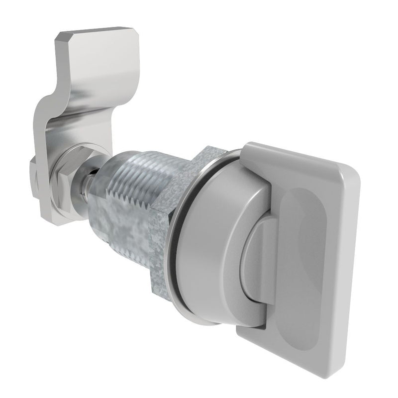 SOUTHCO VISE ACTION® Compression Latch, Small Size, Knob Style, Zinc Alloy, Powder Coated, Silver [E3-247-67]