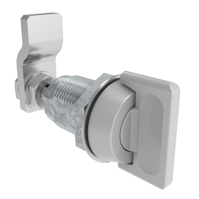 SOUTHCO VISE ACTION® Compression Latch, Small Size, Knob Style, Zinc Alloy, Powder Coated, Silver [E3-57-77]