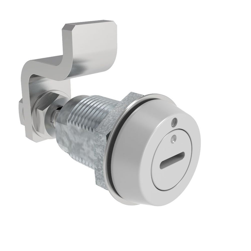 SOUTHCO VISE ACTION® Compression Latch, Small Size, Slotted Recess, Zinc Alloy, Powder Coated, Silver [E3-249-37]