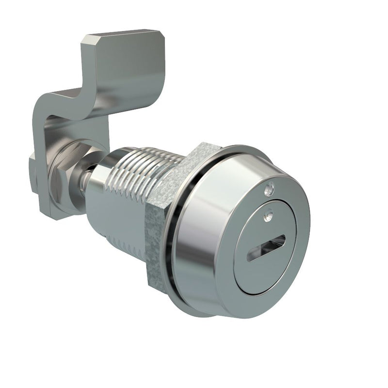 SOUTHCO VISE ACTION® Compression Latch, Small Size, Slotted Recess, Zinc Alloy, Chrome Plated, Bright [E3-59-41]