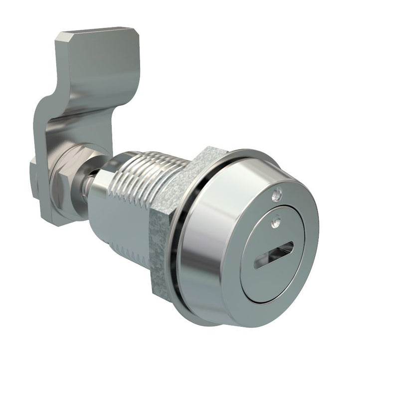 SOUTHCO VISE ACTION® Compression Latch, Small Size, Slotted Recess, Zinc Alloy, Chrome Plated, Bright [E3-59-61]