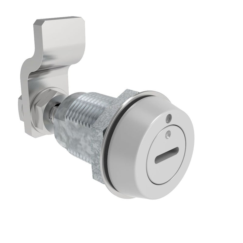 SOUTHCO VISE ACTION® Compression Latch, Small Size, Slotted Recess, Zinc Alloy, Powder Coated, Silver [E3-249-67]