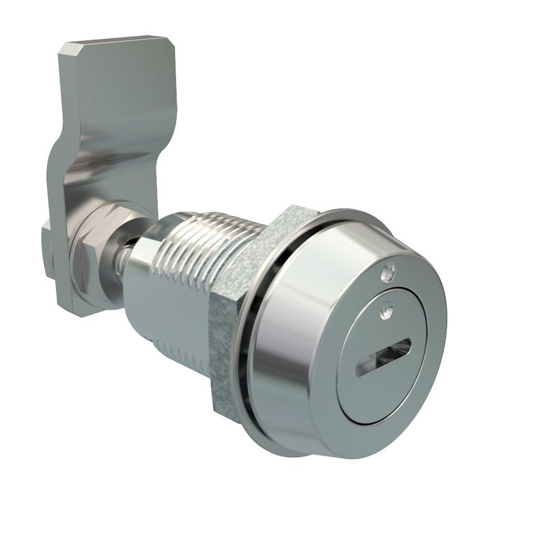 SOUTHCO VISE ACTION® Compression Latch, Small Size, Slotted Recess, Zinc Alloy, Chrome Plated, Bright [E3-59-71]
