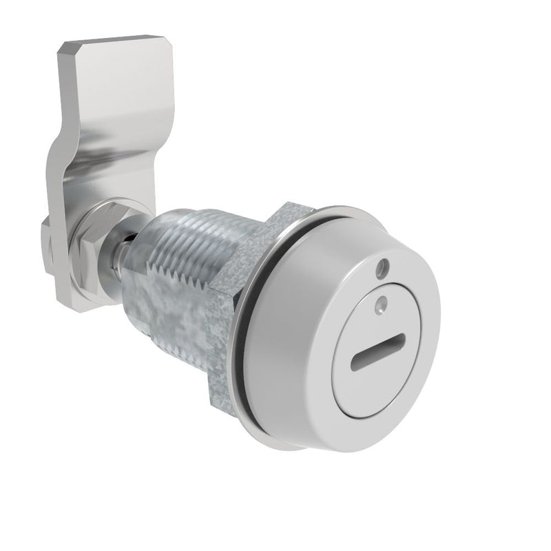 SOUTHCO VISE ACTION® Compression Latch, Small Size, Slotted Recess, Zinc Alloy, Powder Coated, Silver [E3-249-77]