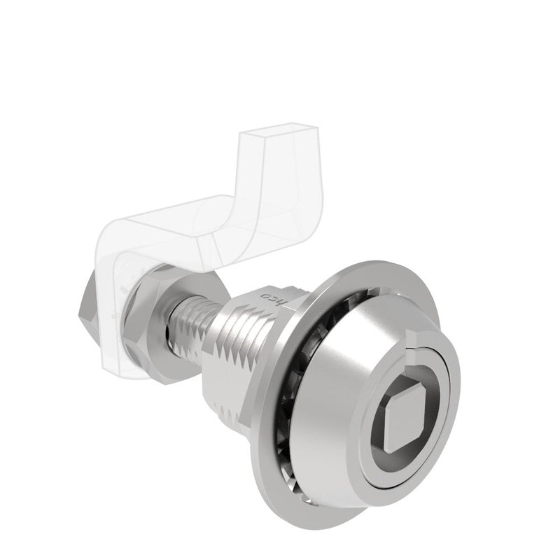 SOUTHCO VISE ACTION® Compression Latch, Large Size, 8 mm Square, Stainless Steel, Passivated [E3-C2210-00]