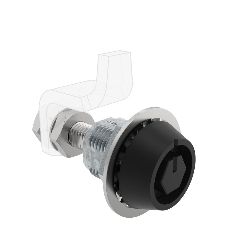 SOUTHCO VISE ACTION® Compression Latch, Large Size, Bellcore 216, Zinc Alloy, Powder Coated, Black [E3-C115-05]