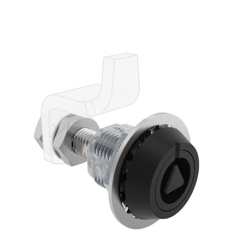 SOUTHCO VISE ACTION® Compression Latch, Large Size, 8 mm Triangle, Zinc Alloy, Powder Coated, Black [E3-C120-05]