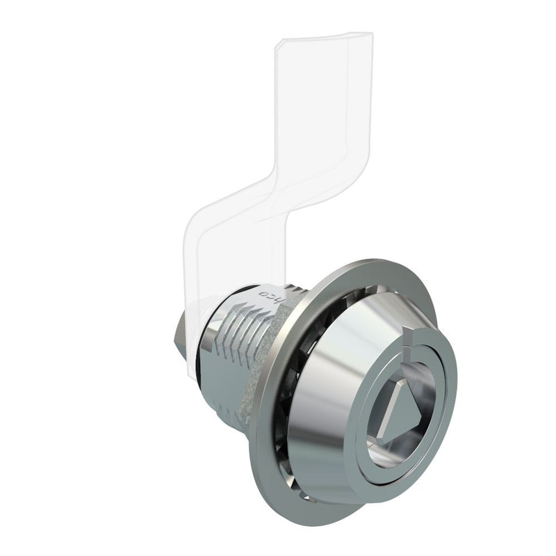 SOUTHCO VISE ACTION® Compression Latch, Large Size, 8 mm Triangle, Zinc Alloy, Chrome Plated, Bright [E3-C1220-UU1]