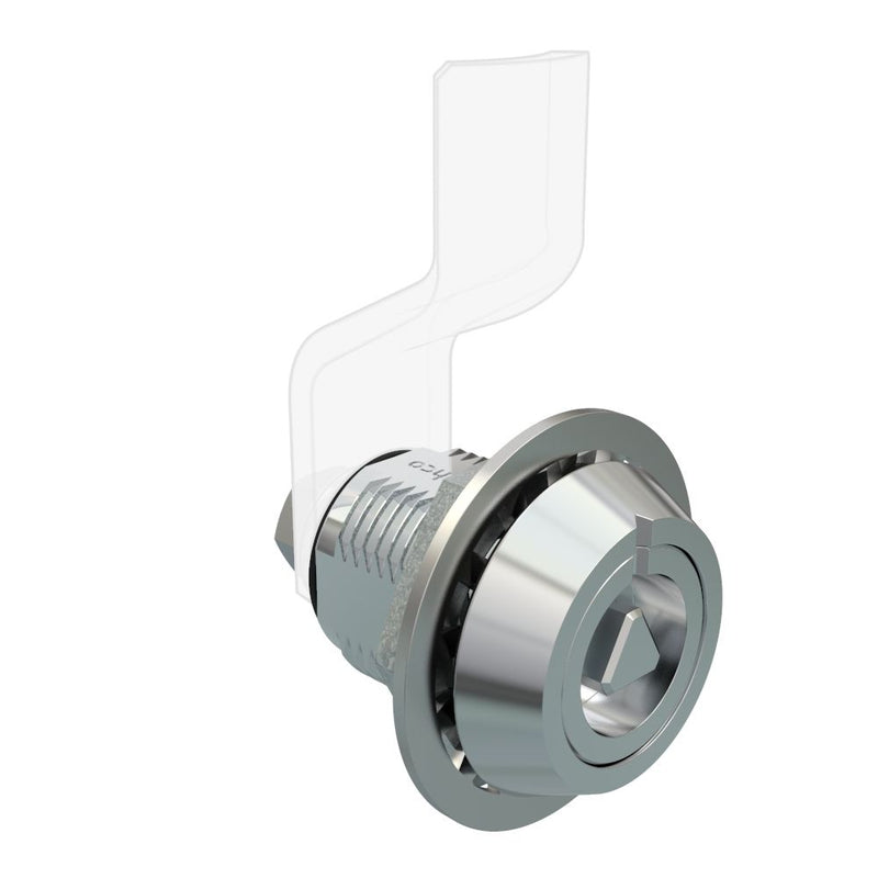 SOUTHCO VISE ACTION® Compression Latch, Large Size, 7 mm Triangle, Zinc Alloy, Chrome Plated, Bright [E3-C293-UU1]