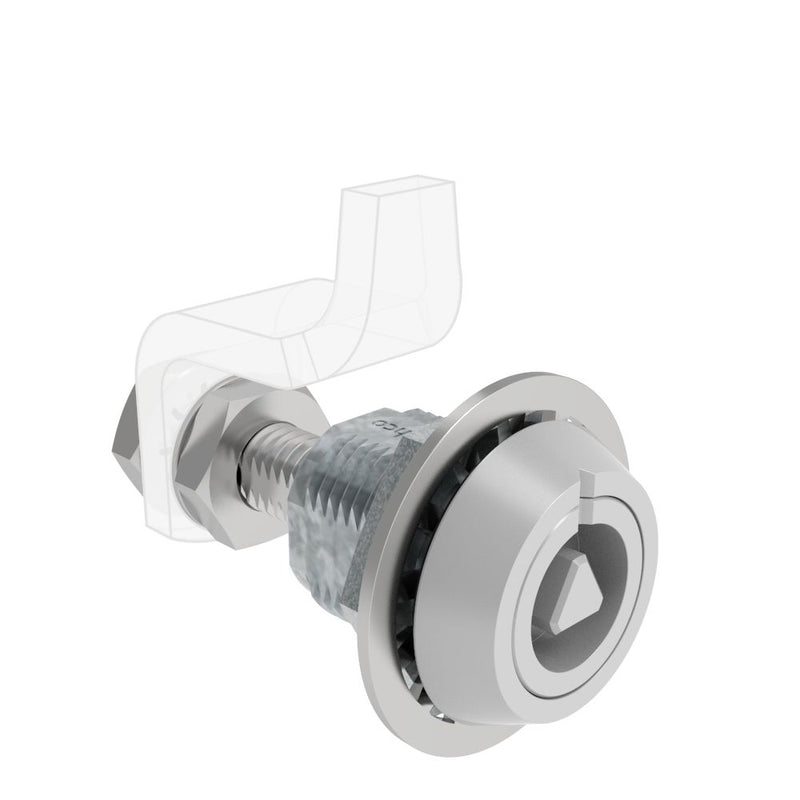 SOUTHCO VISE ACTION® Compression Latch, Large Size, 7 mm Triangle, Zinc Alloy, Powder Coated, Silver [E3-C13-07]