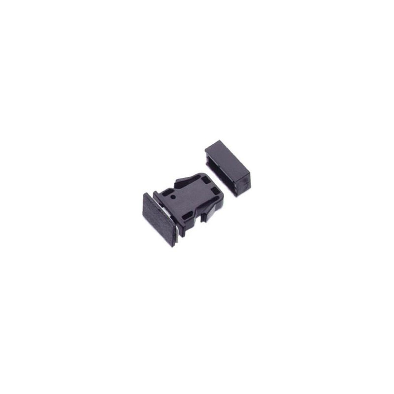 SOUTHCO Push-to-Close Latch, Small Size, 0.8 - 1 or 1.4 - 1.7mm (.030 - .040 or .055 - .065in) Panel, Plastic [E4-10-102-10]