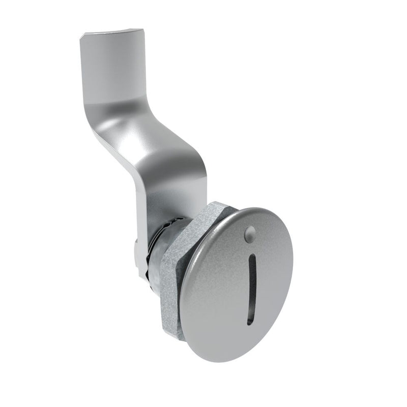 SOUTHCO Quarter-Turn Cam Latch, Slotted Recess, 32mm (1.25 in) Grip, Sealed, Zinc Alloy, Chrome Plated, Bright [E5-1-001-171]
