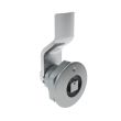 SOUTHCO Quarter-Turn Cam Latch, 7 mm Square Recess, 2mm (.08 in) Grip, Not Sealed, Zinc Alloy, Chrome Plated, Bright [E5-1-041-020]