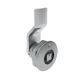 SOUTHCO Quarter-Turn Cam Latch, 7 mm Square Recess, 4mm (.16 in) Grip, Not Sealed, Zinc Alloy, Chrome Plated, Bright [E5-1-041-030]