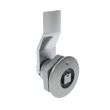 SOUTHCO Quarter-Turn Cam Latch, 7 mm Square Recess, 8mm (.31 in) Grip, Sealed, Zinc Alloy, Chrome Plated, Bright [E5-1-041-051]