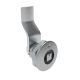SOUTHCO Quarter-Turn Cam Latch, 7 mm Square Recess, 24mm (.94 in) Grip, Not Sealed, Zinc Alloy, Chrome Plated, Bright [E5-1-041-130]