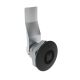 SOUTHCO Quarter-Turn Cam Latch, 7 mm Square Recess, 18mm (.71 in) Grip, Not Sealed, Zinc Alloy, Powder Coat, Black [E5-1-045-100]