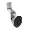 SOUTHCO Quarter-Turn Cam Latch, 7 mm Square Recess, 30mm (1.18 in) Grip, Not Sealed, Zinc Alloy, Powder Coat, Black [E5-1-045-160]
