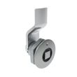 SOUTHCO Quarter-Turn Cam Latch, 8 mm Square, 2mm (.08 in) Grip, Sealed, Zinc Alloy, Chrome Plated, Bright [E5-1-051-021]