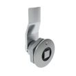 SOUTHCO Quarter-Turn Cam Latch, 8 mm Square, 10mm (.39 in) Grip, Sealed, Zinc Alloy, Chrome Plated, Bright [E5-1-051-061]