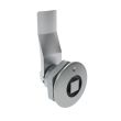 SOUTHCO Quarter-Turn Cam Latch, 8 mm Square, 18mm (.71 in) Grip, Sealed, Zinc Alloy, Chrome Plated, Bright [E5-1-051-101]
