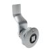 SOUTHCO Quarter-Turn Cam Latch, 8 mm Square, 28mm (1.10 in) Grip, Not Sealed, Zinc Alloy, Chrome Plated, Bright [E5-1-051-150]