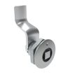 SOUTHCO Quarter-Turn Cam Latch, 8 mm Square, 34mm (1.34 in) Grip, Sealed, Zinc Alloy, Chrome Plated, Bright [E5-1-051-181]