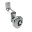 SOUTHCO Quarter-Turn Cam Latch, 8 mm Square, 36mm (1.42 in) Grip, Sealed, Zinc Alloy, Chrome Plated, Bright [E5-1-051-191]