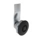 SOUTHCO Quarter-Turn Cam Latch, 8 mm Square, 12mm (.47 in) Grip, Not Sealed, Zinc Alloy, Powder Coat, Black [E5-1-055-070]