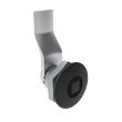 SOUTHCO Quarter-Turn Cam Latch, 8 mm Square, 22mm (.87 in) Grip, Sealed, Zinc Alloy, Powder Coat, Black [E5-1-055-121]