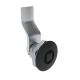 SOUTHCO Quarter-Turn Cam Latch, 8 mm Square, 24mm (.94 in) Grip, Not Sealed, Zinc Alloy, Powder Coat, Black [E5-1-055-130]