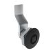 SOUTHCO Quarter-Turn Cam Latch, 8 mm Square, 24mm (.94 in) Grip, Sealed, Zinc Alloy, Powder Coat, Black [E5-1-055-131]