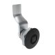 SOUTHCO Quarter-Turn Cam Latch, 8 mm Square, 28mm (1.10 in) Grip, Not Sealed, Zinc Alloy, Powder Coat, Black [E5-1-055-150]