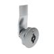 SOUTHCO Quarter-Turn Cam Latch, 3 mm Double Bitted Recess, 12mm (.47 in) Grip, Not Sealed, Zinc Alloy, Chrome Plated, Bright [E5-1-061-070]
