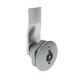 SOUTHCO Quarter-Turn Cam Latch, 3 mm Double Bitted Recess, 12mm (.47 in) Grip, Sealed, Zinc Alloy, Chrome Plated, Bright [E5-1-061-071]